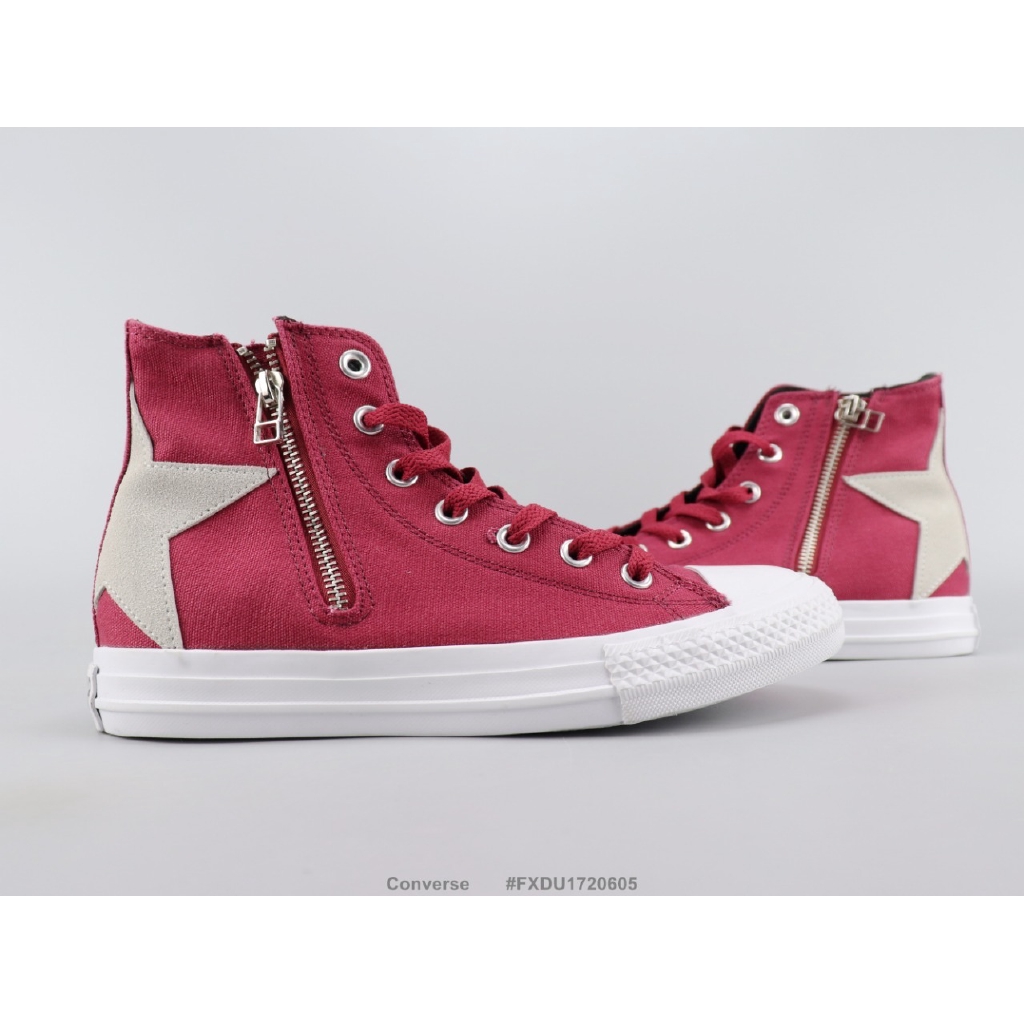 women's high top sneakers with zipper