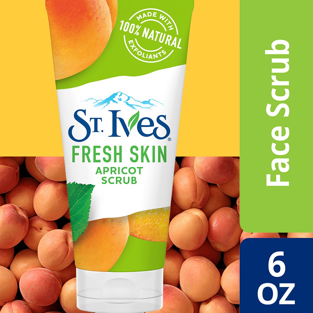 St. Ives Facial Scrub Fresh Skin Apricot 6oz | Shopee Philippines