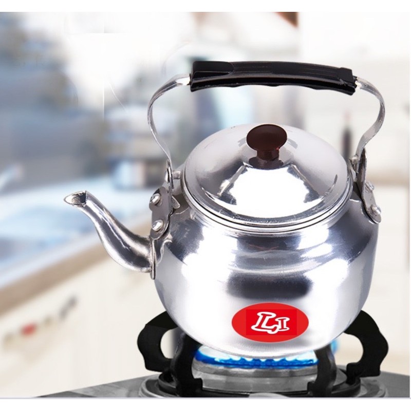 ALUMINUM KETTLE WITH WOODEN HANDLE. Shopee Philippines