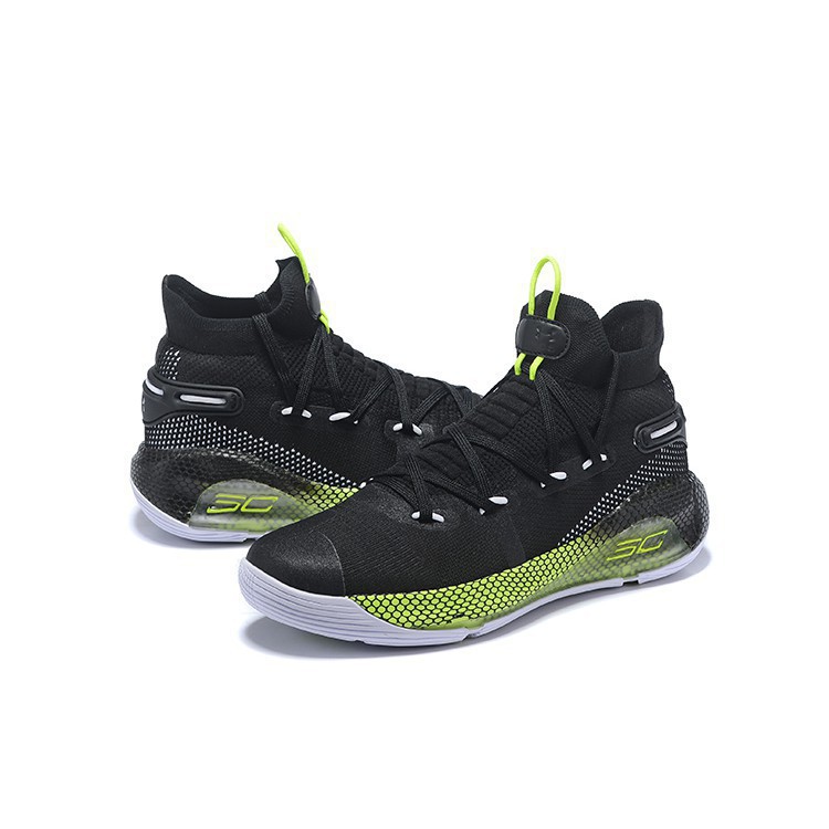 curry 6 black and green