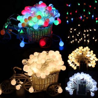[Ready Stock] [Ready Stock] Christmas 10 LED String Round Ball Blubs Party Lamp Fairy Lights #8