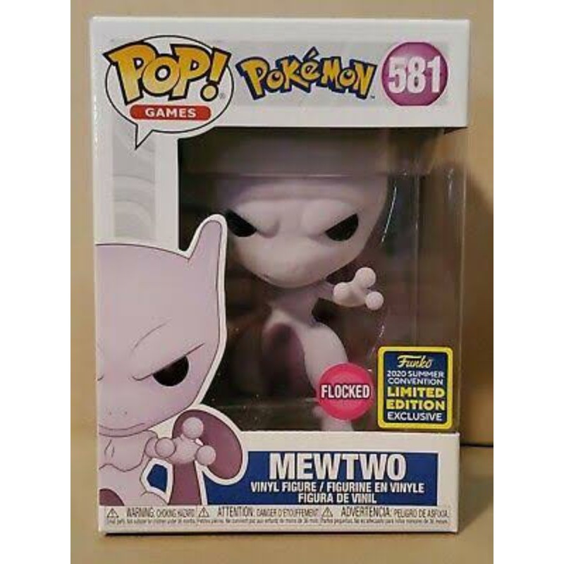 mewtwo flocked funko pop