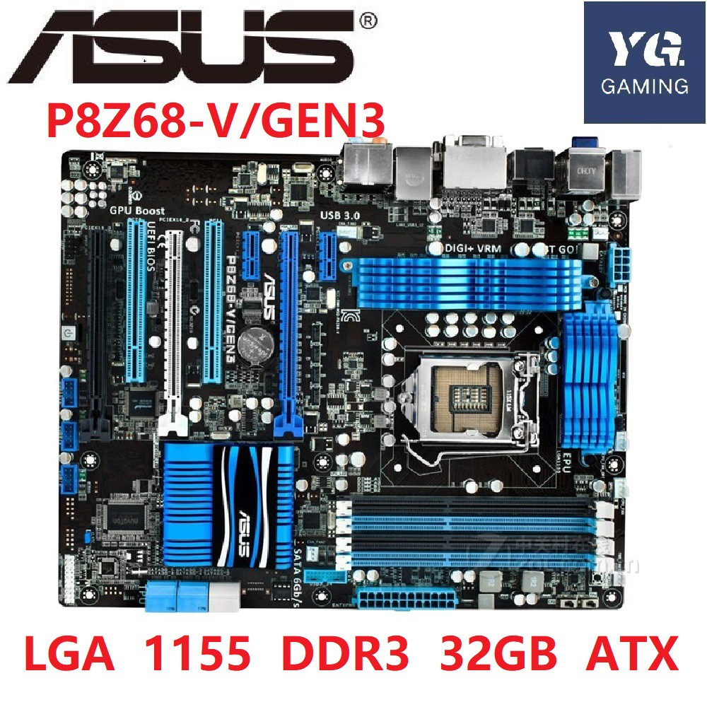 Asus p8z68 vpro gen3 обзор