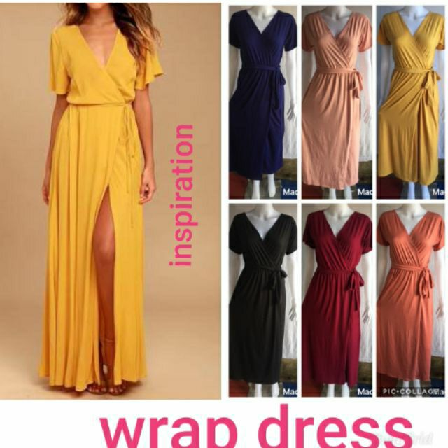 breastfeeding wrap dress