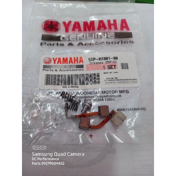 YAMAHA GENUINE CARBON BRUSH SET (5TPH180100) Shopee Philippines