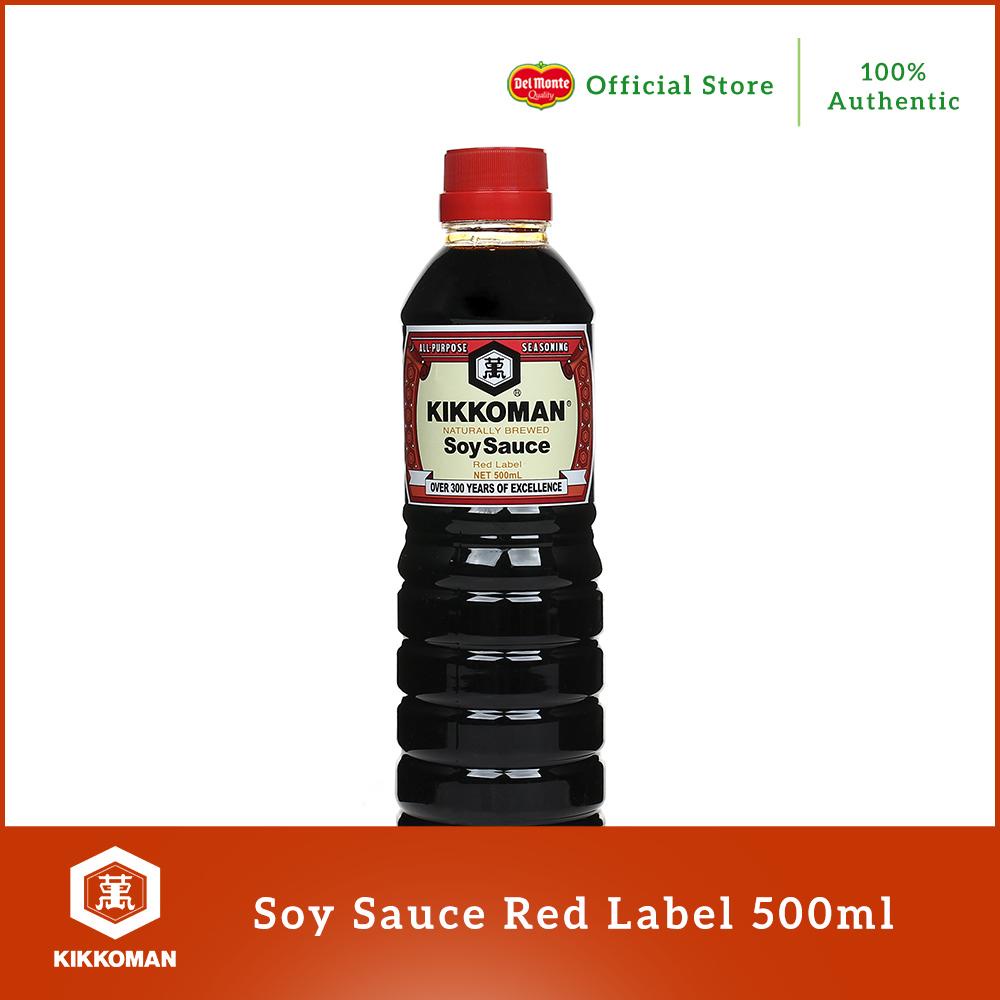 kikkoman-standard-grade-soy-sauce-500ml-red-label-shopee-philippines