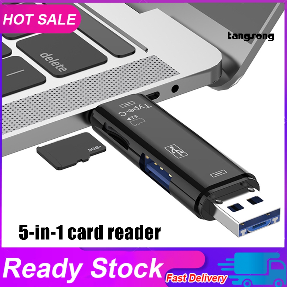Ts_5 in 1 usb 3.0 type-c micro otg tf micro security digital card ...
