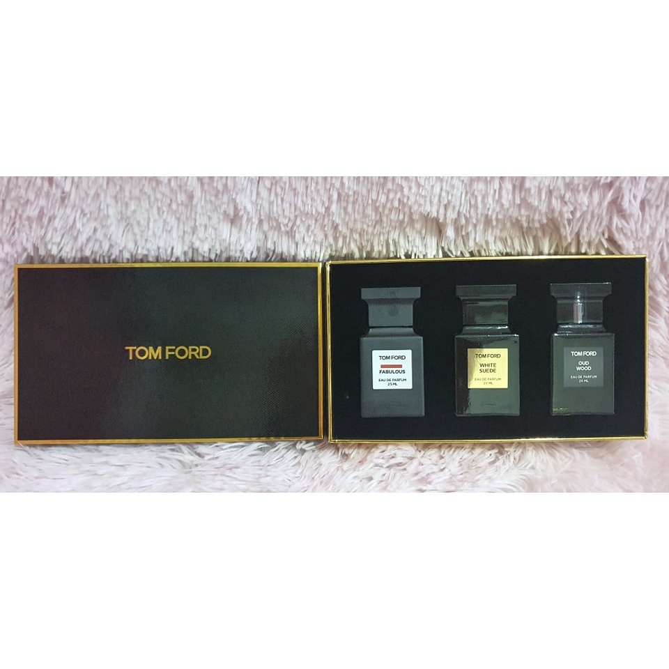Tom Ford Perfume Miniture Set of 3 Travel Size Miniature Bottle 25ml each  Bottle (Authentic Tester) | Shopee Philippines