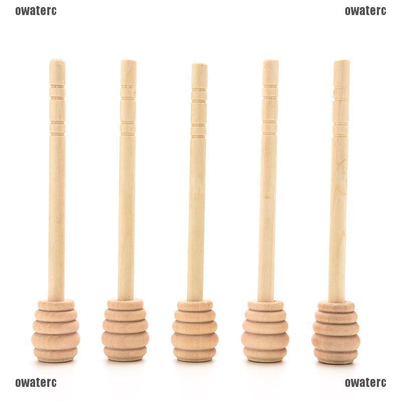 1 PCS WOODEN HONEY//DRIZZLER//DIPPER//SERVER//SPOON BEECH