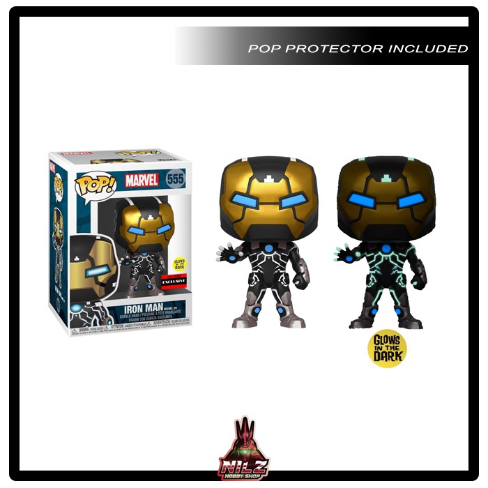 iron man funko pop glow in the dark