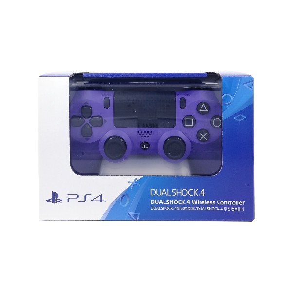 electric purple playstation controller