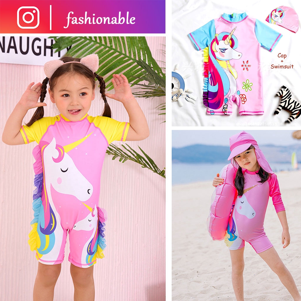 rash guard suit girl