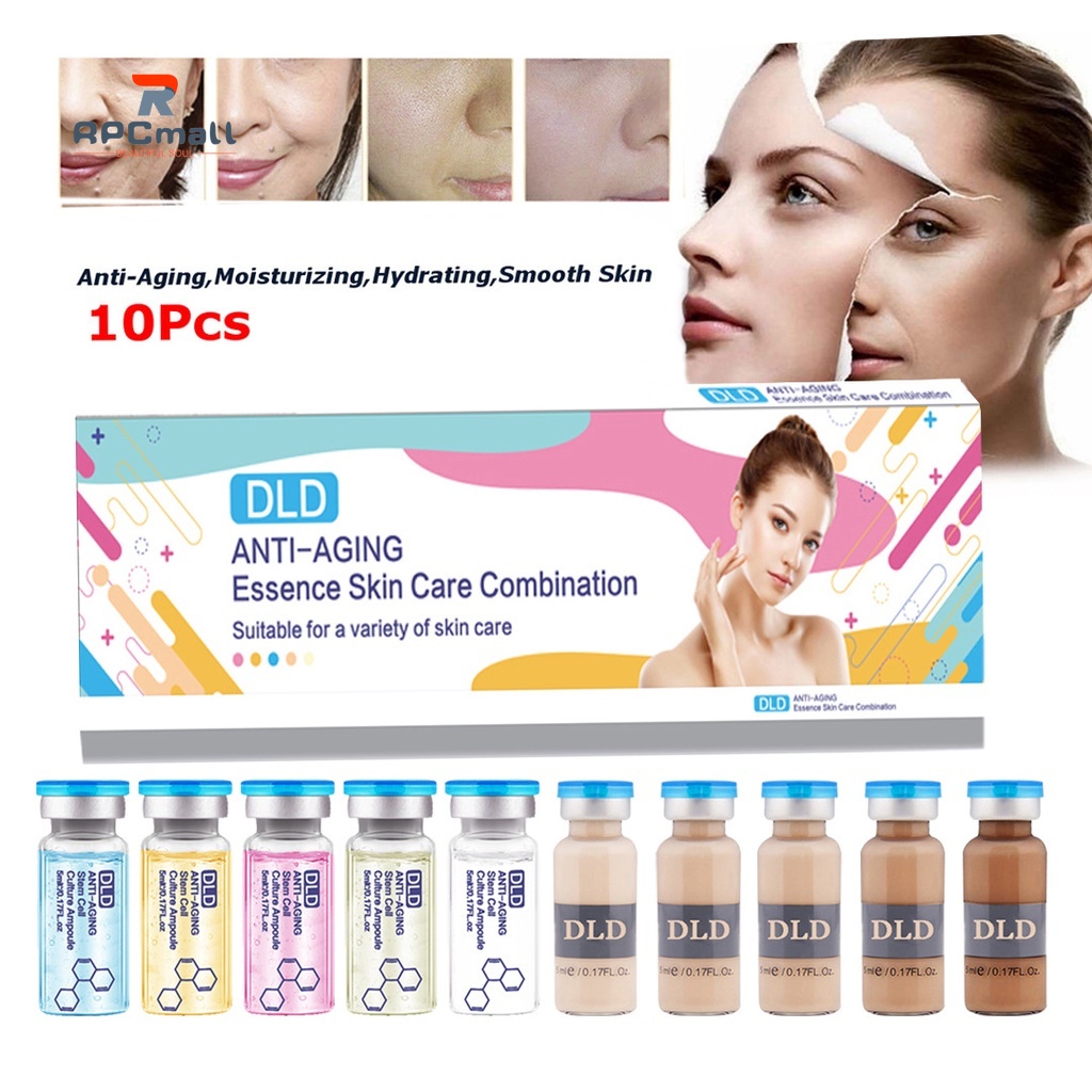 10pcs DLD Skin care Serum Derma Pen Facial Whitening AntiWrinkle