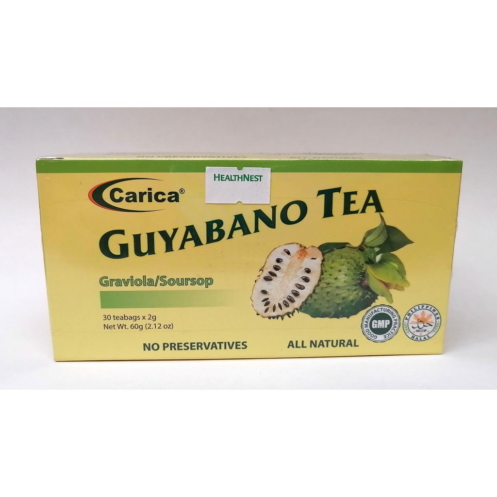 Carica Guyabano Tea 30 Tea Bags Shopee Philippines