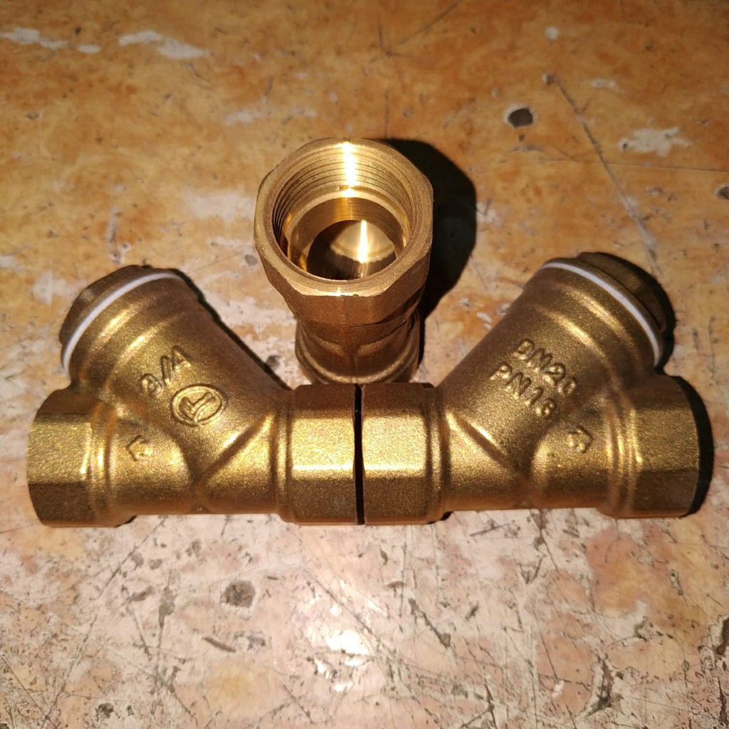 Y Strainer Brass Doublelin Drat 3 4 Inch Shopee Philippines   E57ec56cd85505cc01ffbb26a6bee007