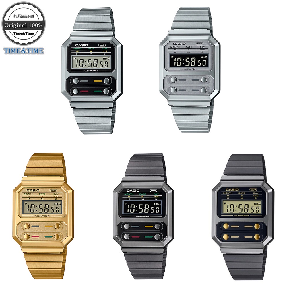 CASIO Watches A100WE A100WE-1ADF A100WE-7BDF A100WEG-9ADF A100WEGG-1ADF ...