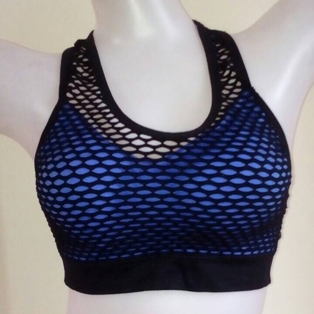 fishnet sports bra