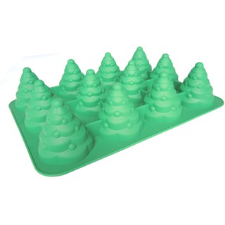 3d Christmas Tree Cake Mold Xmas Fondant Sugar Craft Diy Mould Silicone Decor Shopee Philippines