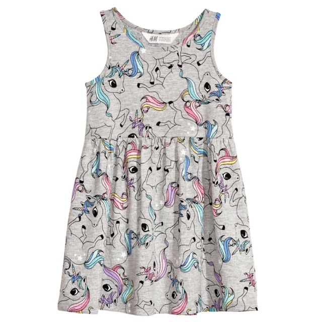 h&m unicorn dress