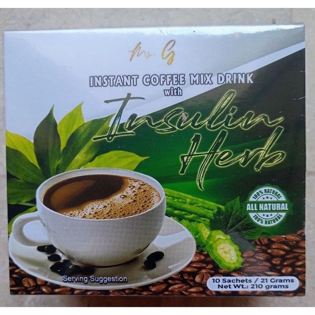 Insulin Coffee Original Ms. G (very good, healthy coffee for all, especially for diabetic