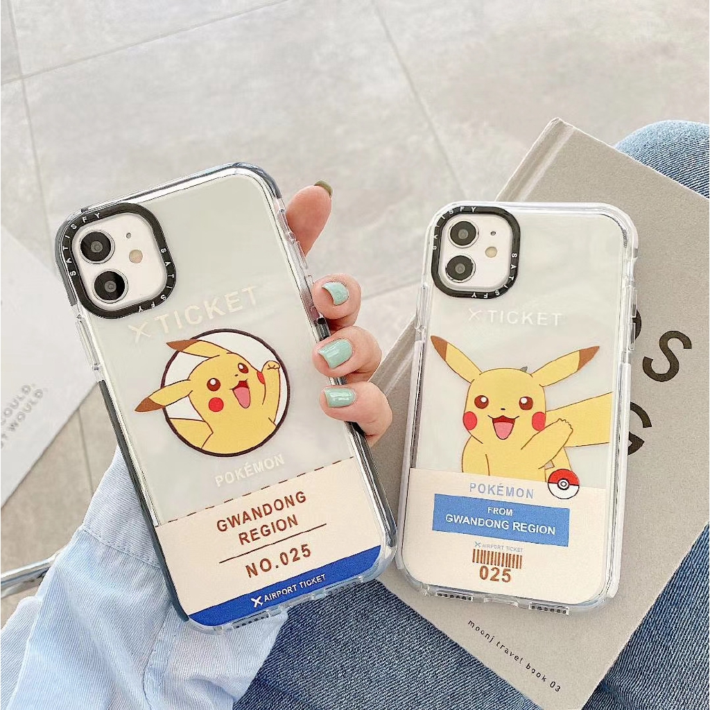 Pikachu Pokemon Go Iphone 11 X Xs Max Xr I 6 I 7 I 8 6s Transparent Case Shopee Philippines