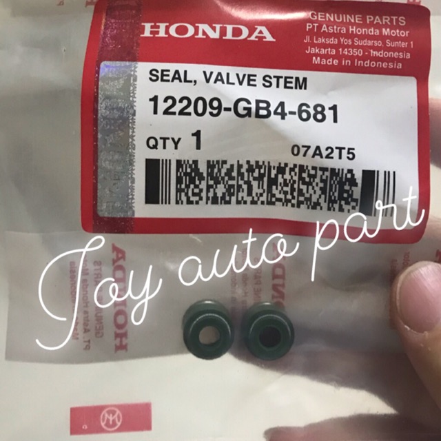 2Pcs Valve Stem Seal Honda 12209 GB4 681 for Motorcycle Part | Shopee  Philippines