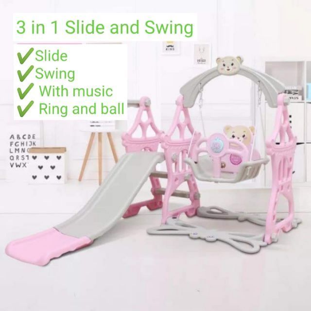 3 slide playset