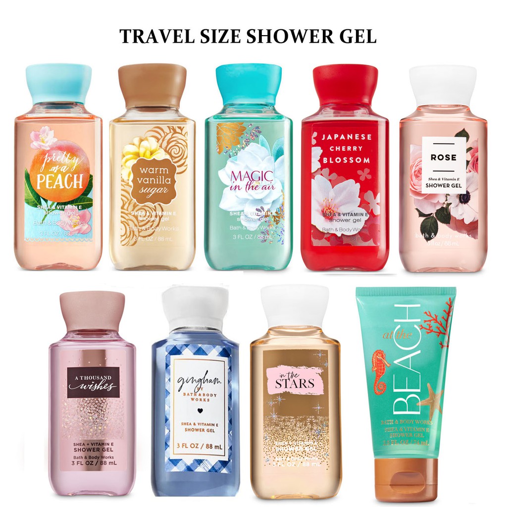 Bath&BodyWorks Travel Size Shower Gel Shopee Philippines