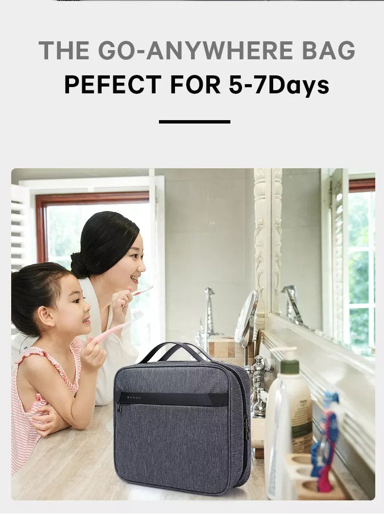 Gadgetoo 7529 Bange Hanging Travel Toiletry / Cable Organizer Bag Travel Waterproof Lightweight Vacation