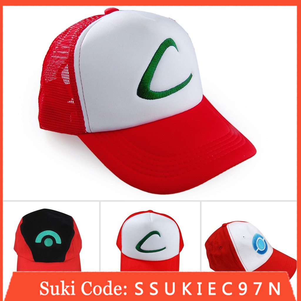 ash ketchum baseball cap