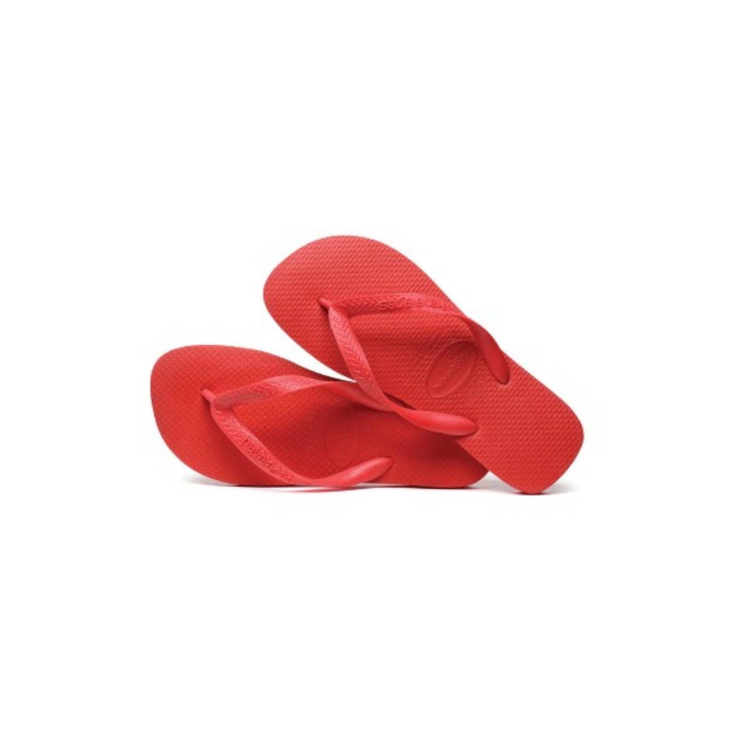 red havaianas flip flops