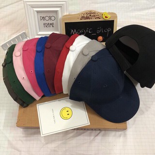 lucky 7 Best selling 8 colors Plain Baseball Cap Unisex #3