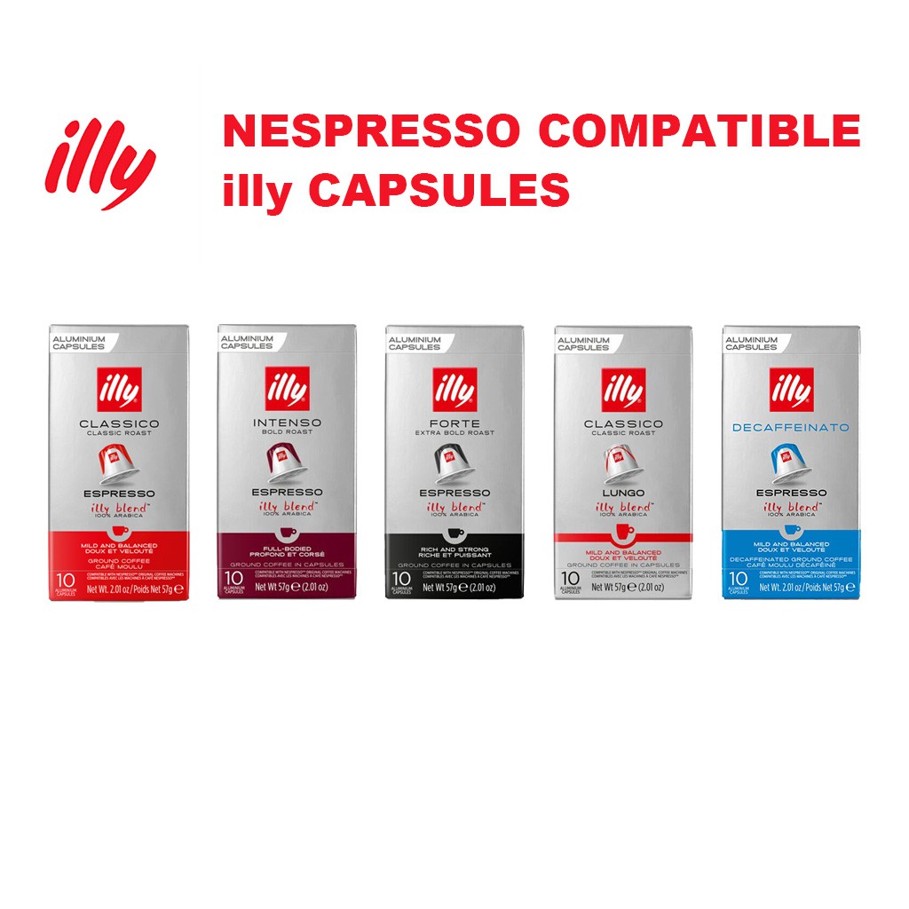 illy Nespresso Coffee Capsules 5 Flavors | Shopee Philippines