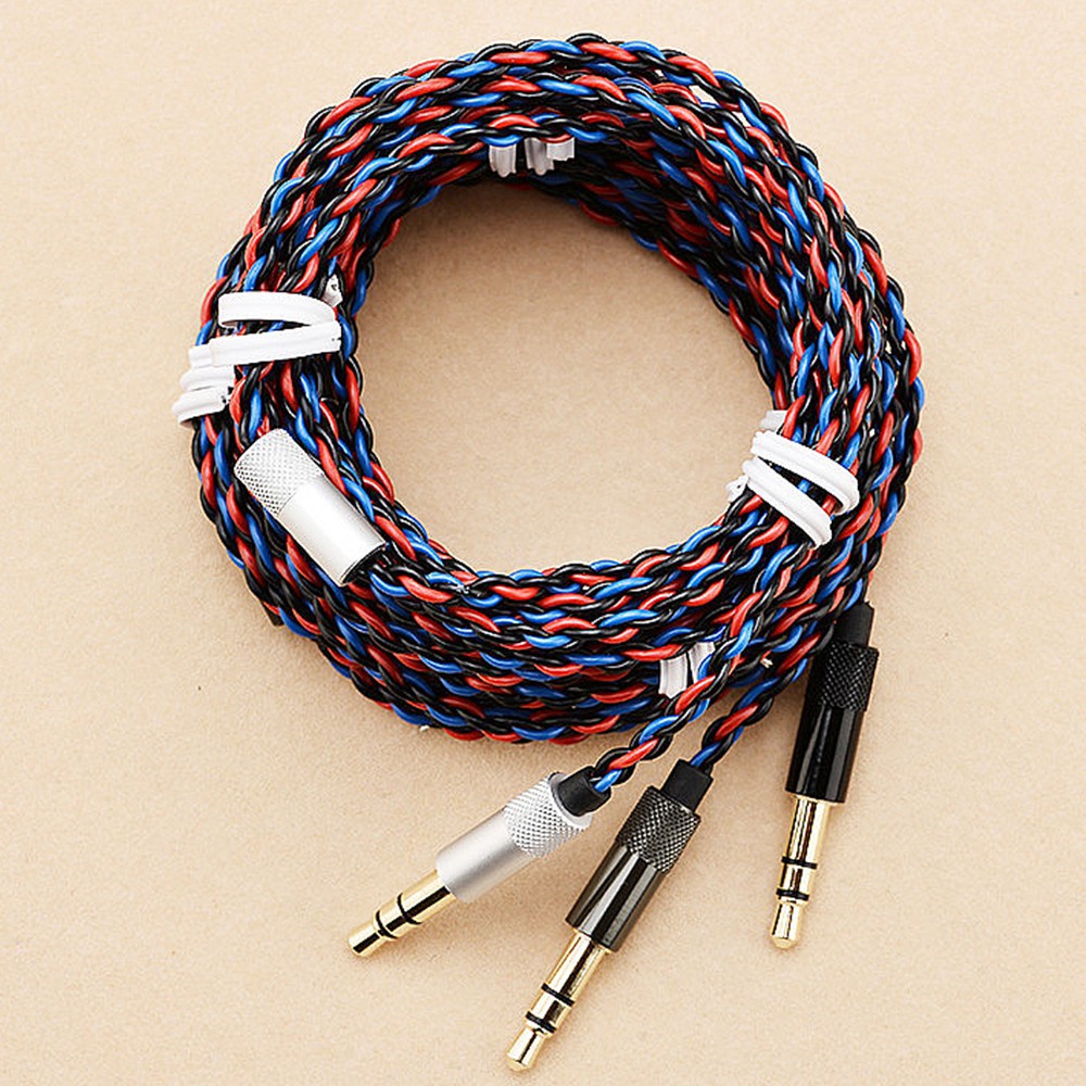 1Pcs 1.2M DIY Replacement wire Audio Cable Headphone Repair Headset