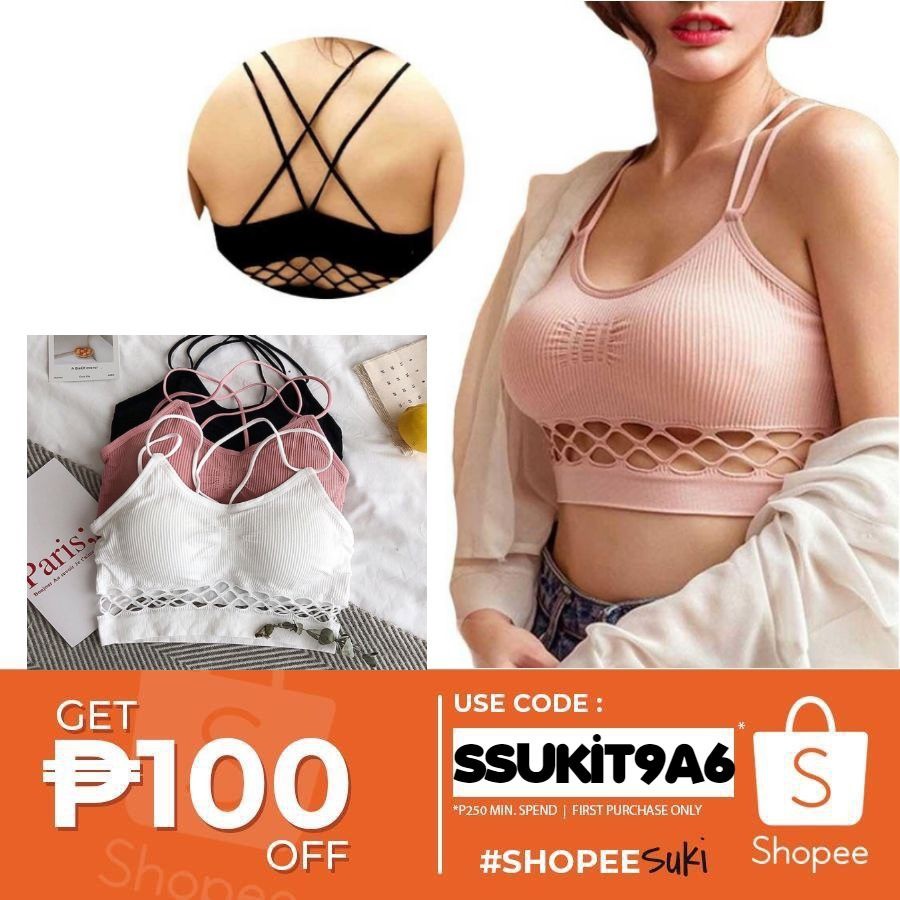 cross strap bralette