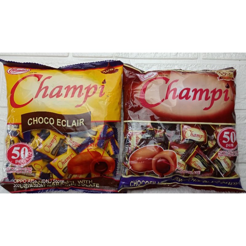 CHAMPI CHEWY CHOCO CANDY 50's | Shopee Philippines