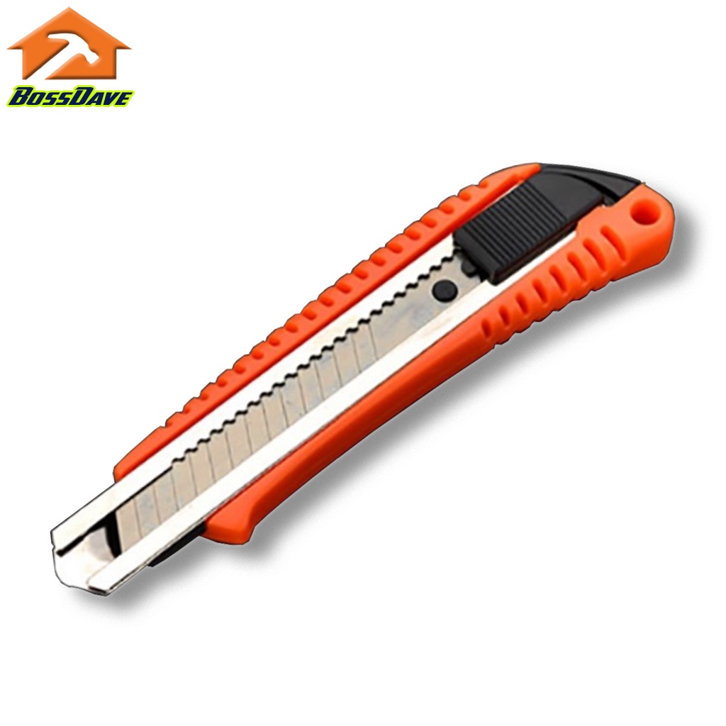 Cutter Knife Plastic SnapOff Blade Cutter Knives 18mm Tut Shopee