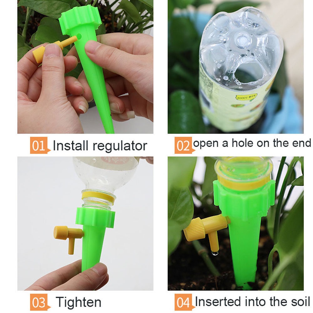 Home Plant Automatic Waterer Automatic Drip Irrigation Watering System ...