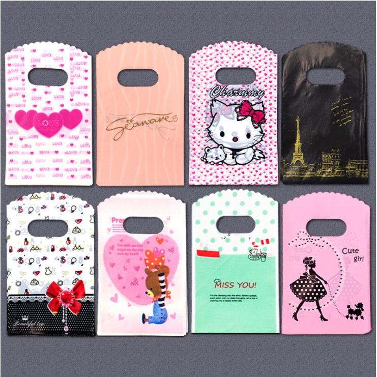 BEAUTY 9*15 Printed Plastic 50 pcs per pack Gift Collection Fashion