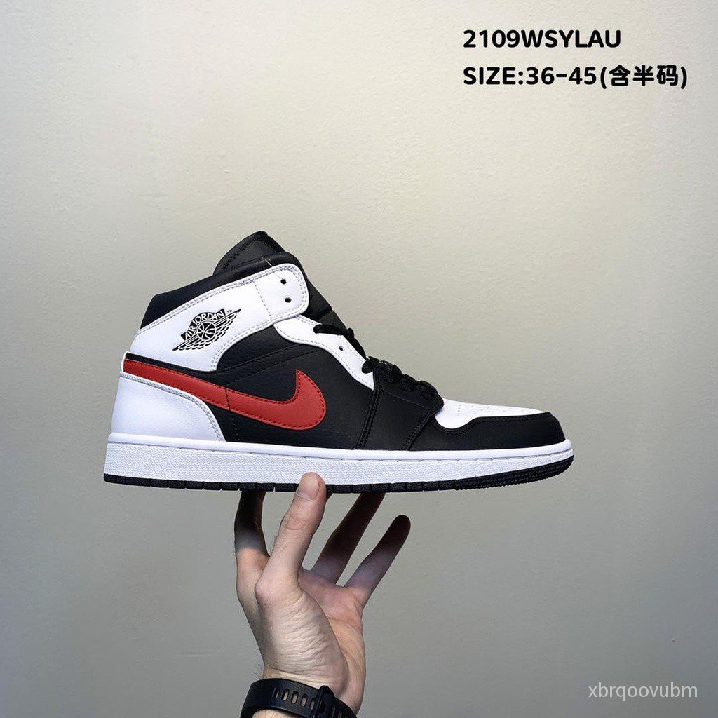 Jordan Air Jordan 1 Mid GS AJ1 Generasi Jordan kasut bola keranjang ...