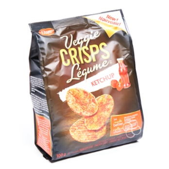 dare veggie crisps ketchup