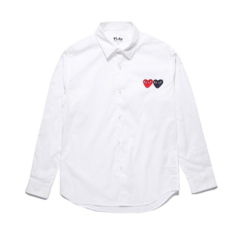 comme des garcons long sleeve polo