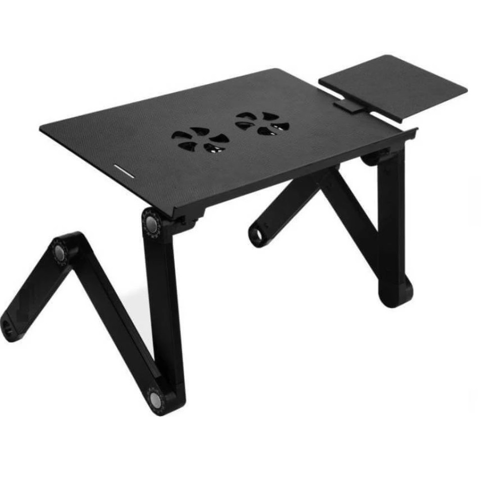  T8  Multi functional and Foldable Laptop  Table  With Fan and 