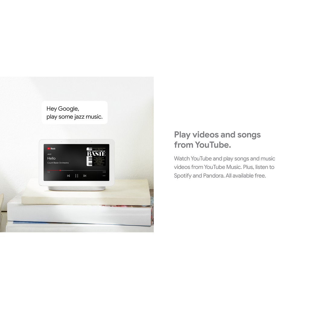 google home hub pandora