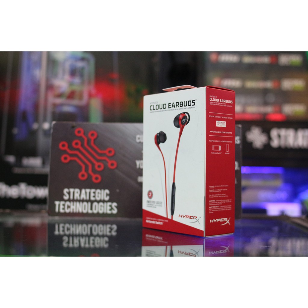 hyperx cloud earbuds shopee