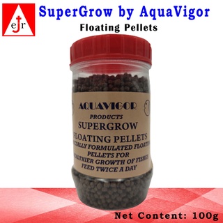 eJr Store – SUPERGROW Floating Pellets 100g by AquaVigor