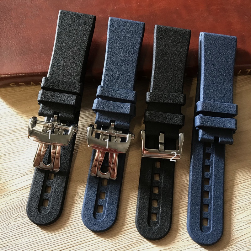 Blancpain Fifty Fathoms rubber strap adapted to original Blancpain/50 ...