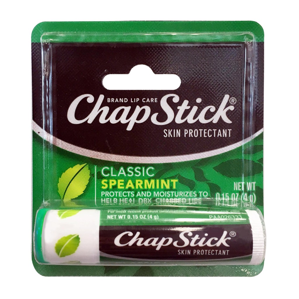 ChapStick Lipbalm Spearmint 4g | Shopee Philippines