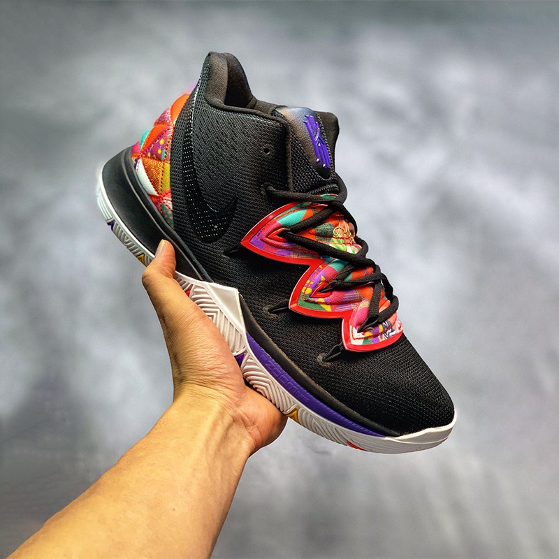 Sepatu Nike Kyrie 5 Black Multicolor Shopee Indonesia