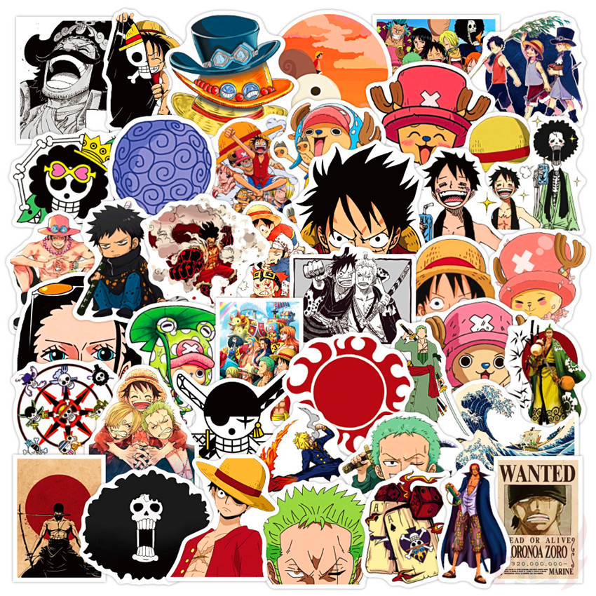 ☠ One Piece . Sailing Adventure 2022 Series 01 Stickers ☠ 50Pcs/Set ...